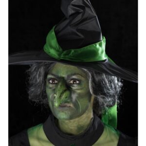 Foam Latex Green Witch Nose Prosthetic