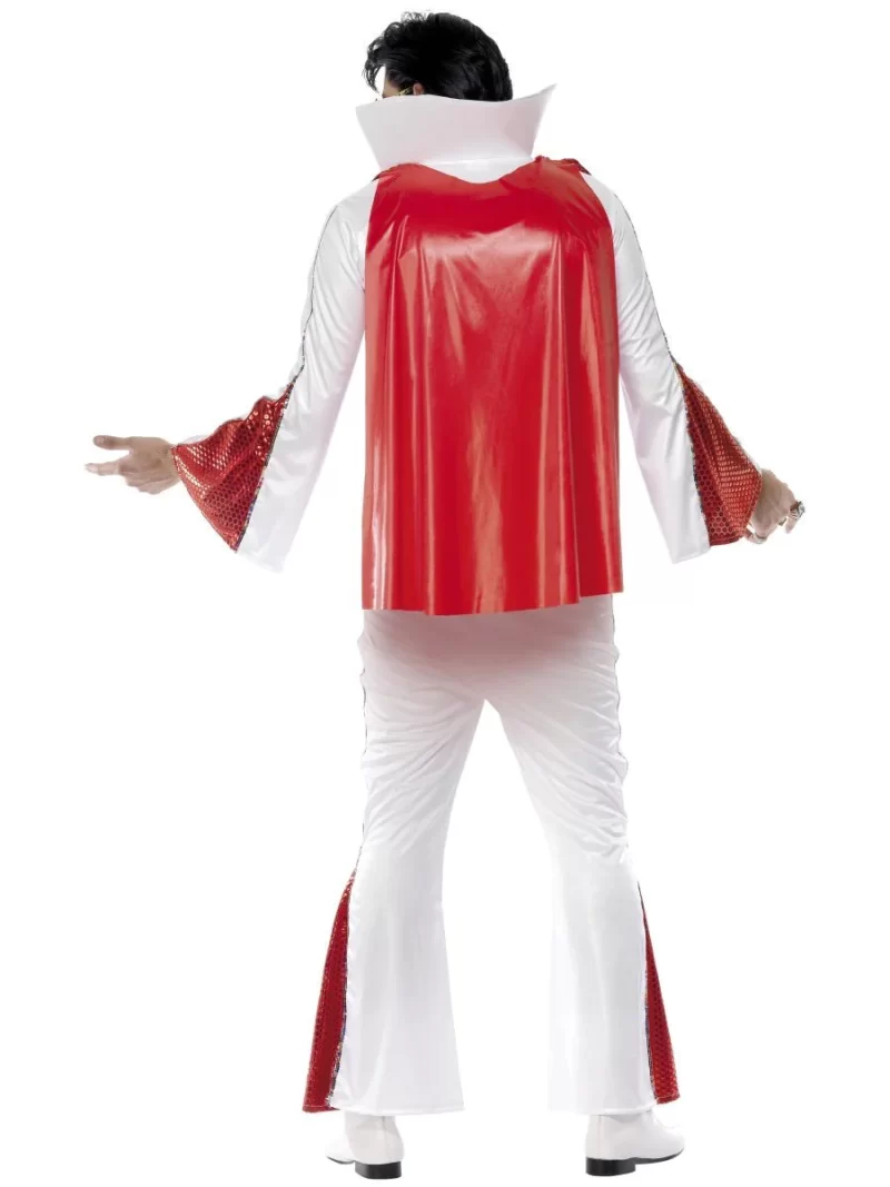 Elvis, White & Red Men's Fancy Dress Costume - Image 3