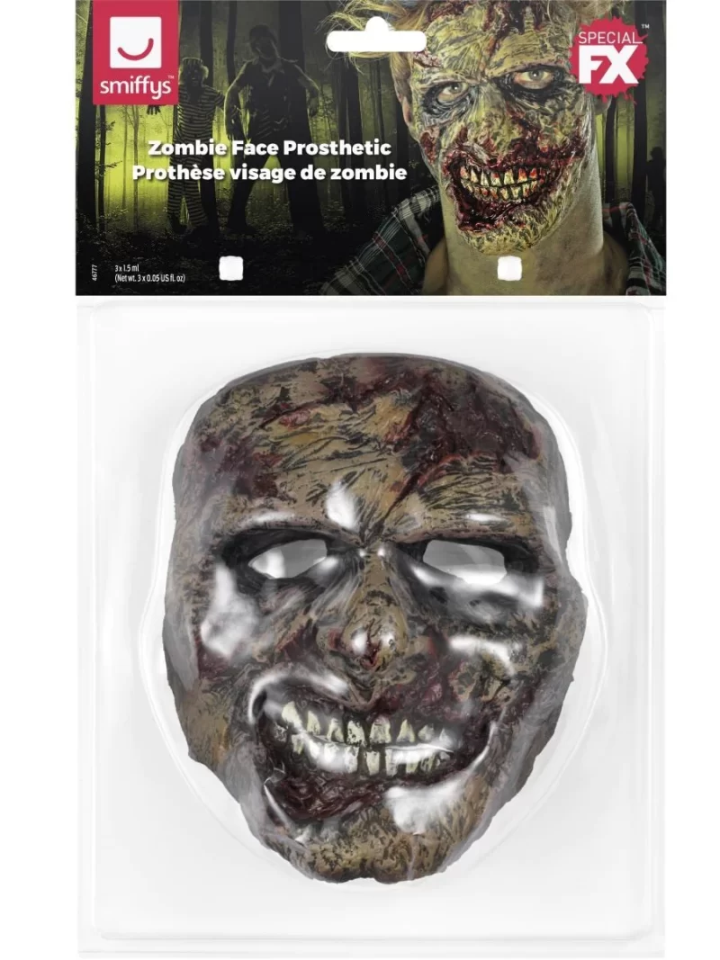 Foam Latex Zombie Face Prosthetic - Image 2