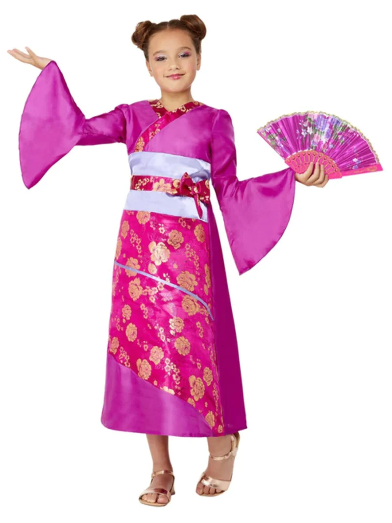 Geisha Girl Children's Fancy Dress Costume Fancy Dress Costume