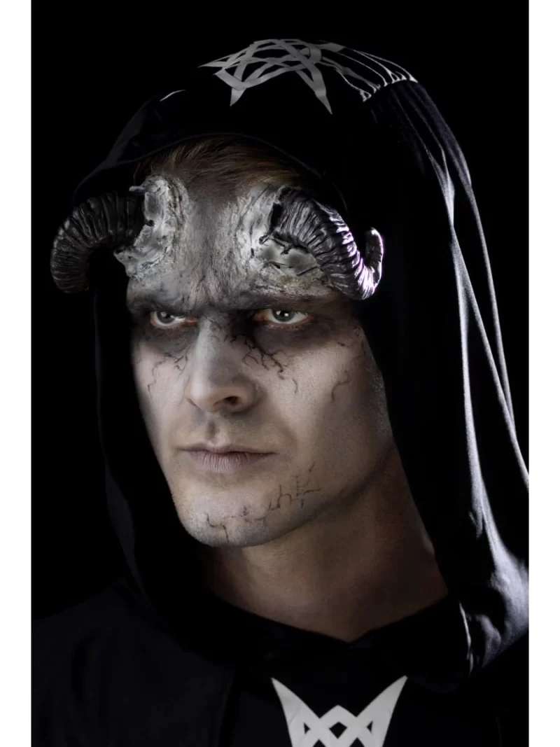 Foam Latex Demon Horns Prosthetic Fancy Dress Costume