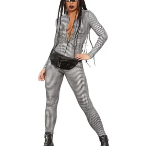 Fever Miss Whiplash Disco Holographic Bodysuit Fever Miss Whiplash Disco Holographic Bodysuit