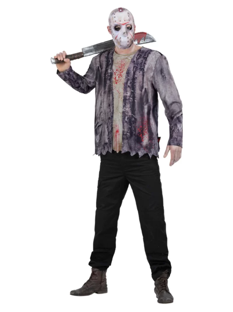 Friday the 13th Jason Voorhees Men's Halloween Fancy Dress Costume