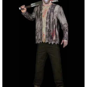 Friday the 13th Jason Voorhees Men's Halloween Fancy Dress Costume - Image 2