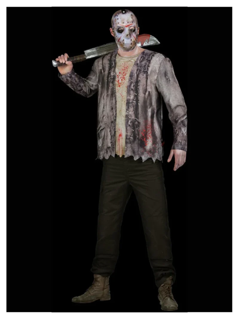 Friday the 13th Jason Voorhees Men's Halloween Fancy Dress Costume - Image 2