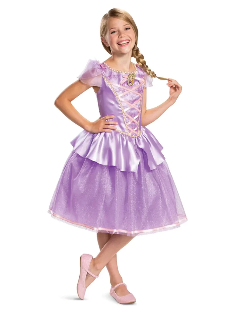 Disney Tangled Rapunzel Deluxe Children's Fancy Dress Costume