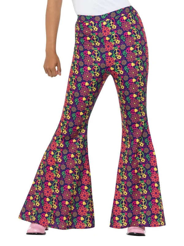 Hippy online flared trousers
