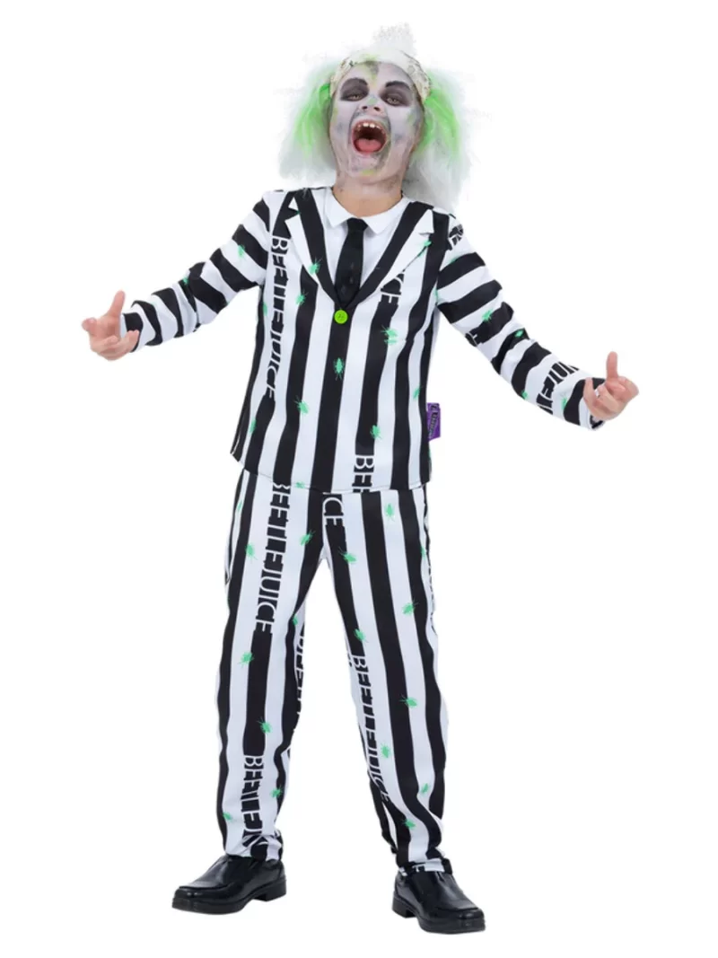 Beetlejuice Boy's Children's Fancy Dress Costume - Image 2