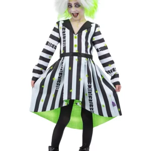 Beetlejuice Girl's Children's Fancy Dress Costume