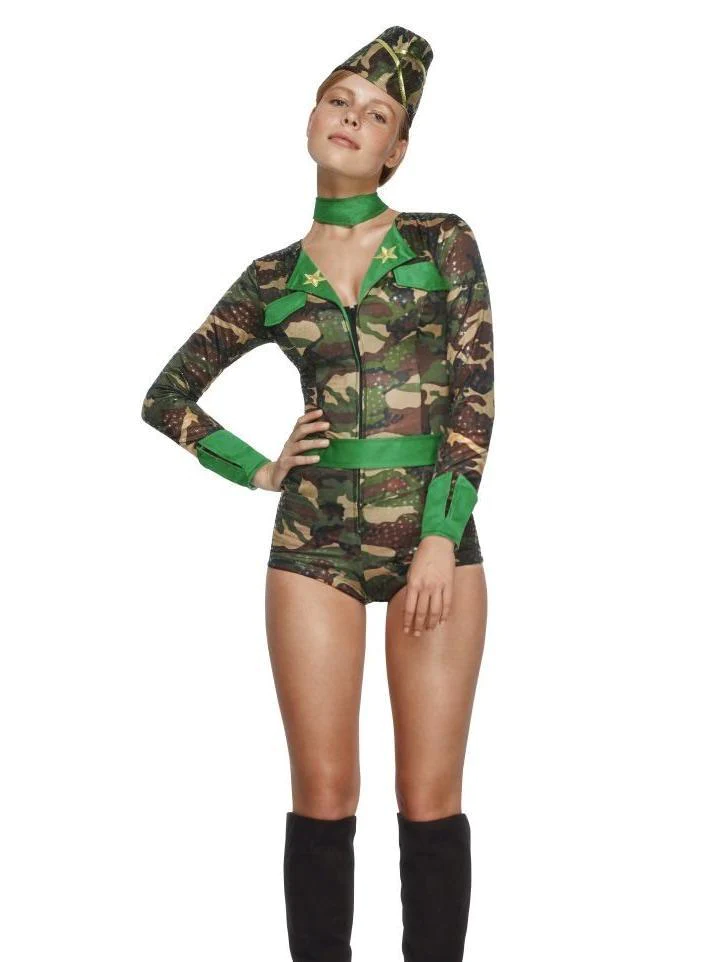 Army girl jumpsuit shop