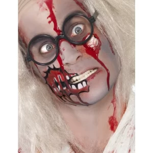 Zombie Make-Up Set With Latex Eyeball