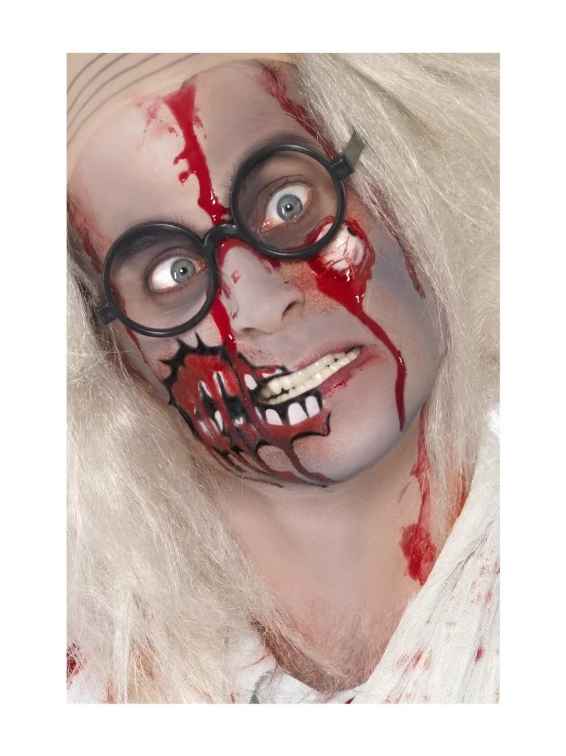Zombie Make-Up Set With Latex Eyeball