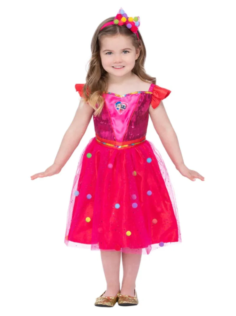 True and The Rainbow Kingdom True Pom Pom Children's Fancy Dress Costume