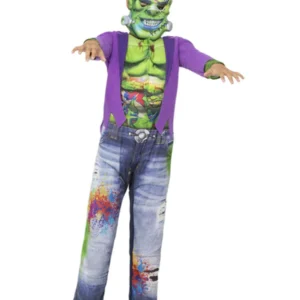 Graffiti Frankinstein Children's Halloween Fancy Dress Costume