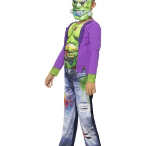 Graffiti Frankinstein Children's Halloween Fancy Dress Costume - Image 2