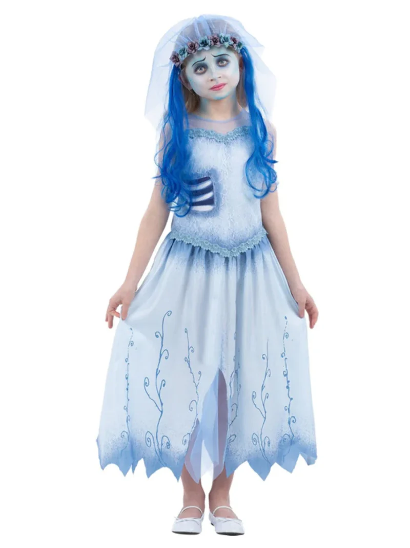 Tim Burton’s Corpse Bride Emily Bride Children's Halloween Fancy Dress Costume