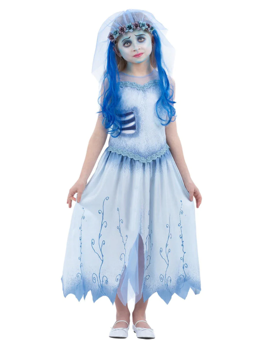 Tim Burton’s Corpse Bride Emily Bride Children's Halloween Fancy Dress ...