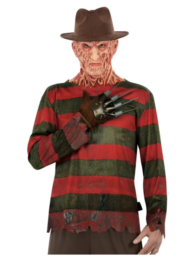 A Nightmare On Elm Street Freddy Krueger Men's Halloween Fancy Dress Costume