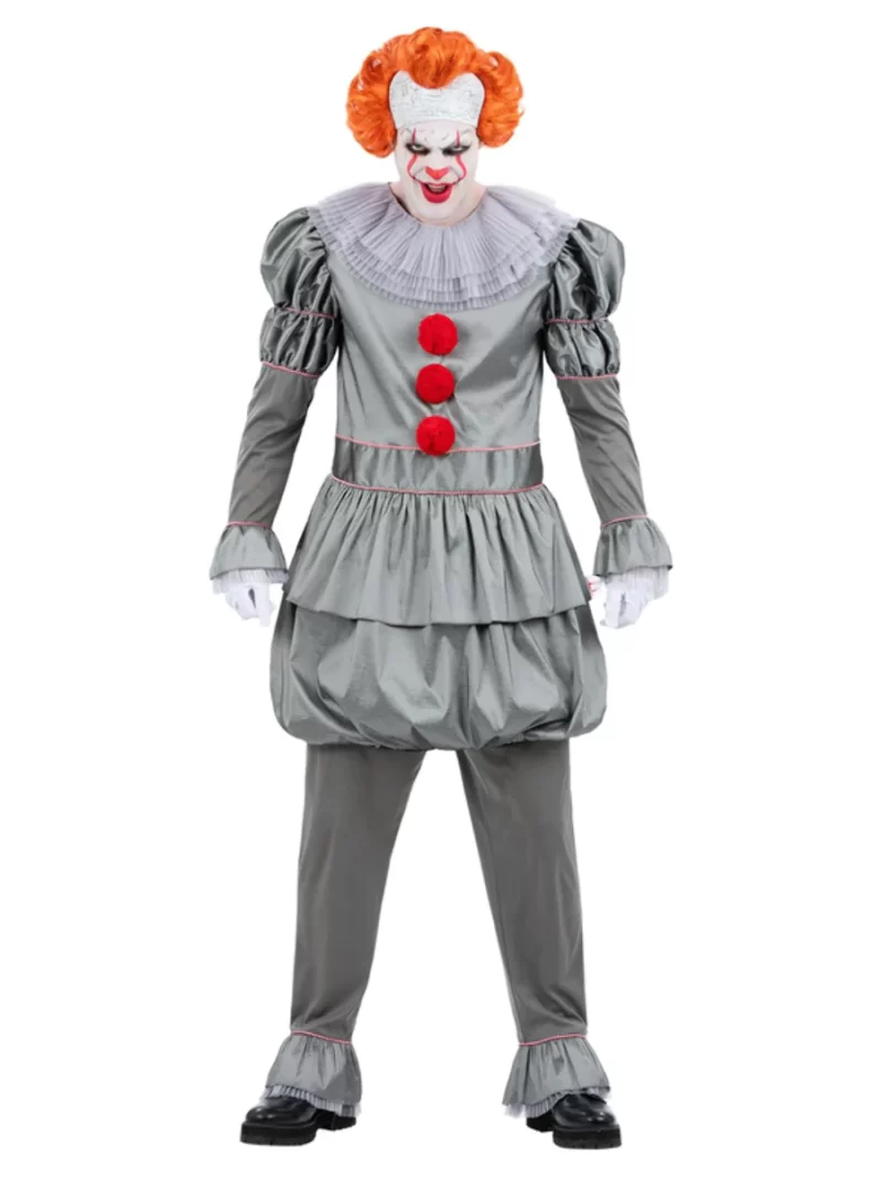 IT Chapter 2 Pennywise Men's Halloween Fancy Dress Costume - Image 2