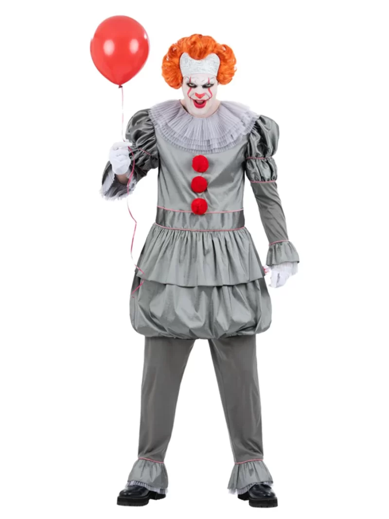 IT Chapter 2 Pennywise Men's Halloween Fancy Dress Costume - Image 3