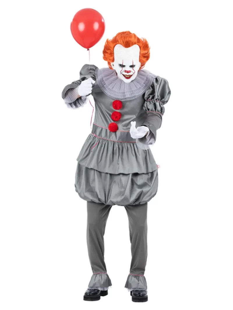 IT Chapter 2 Pennywise Men's Halloween Fancy Dress Costume