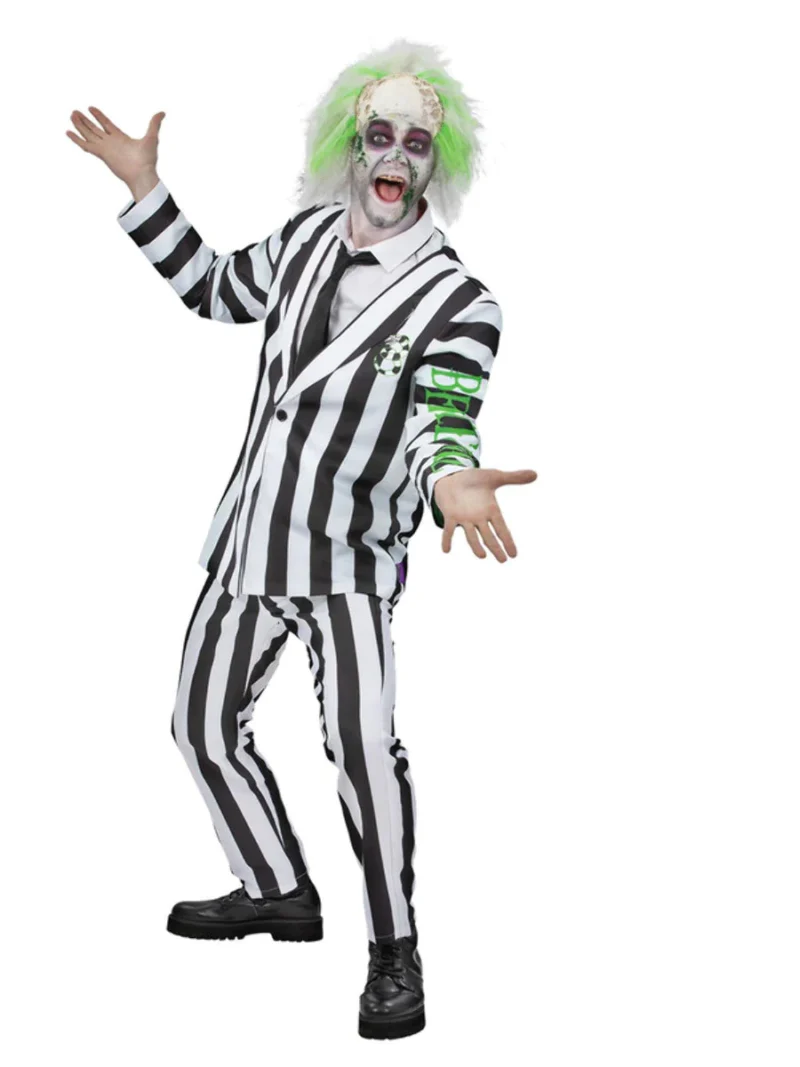 Beetlejuice Men's Fancy Dress Costume