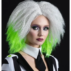 Beetlejuice Wig  Wavy Mid Length Ladies Wig