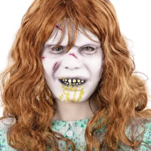 The Exorcist Regan Mask, Latex with Attached Hair