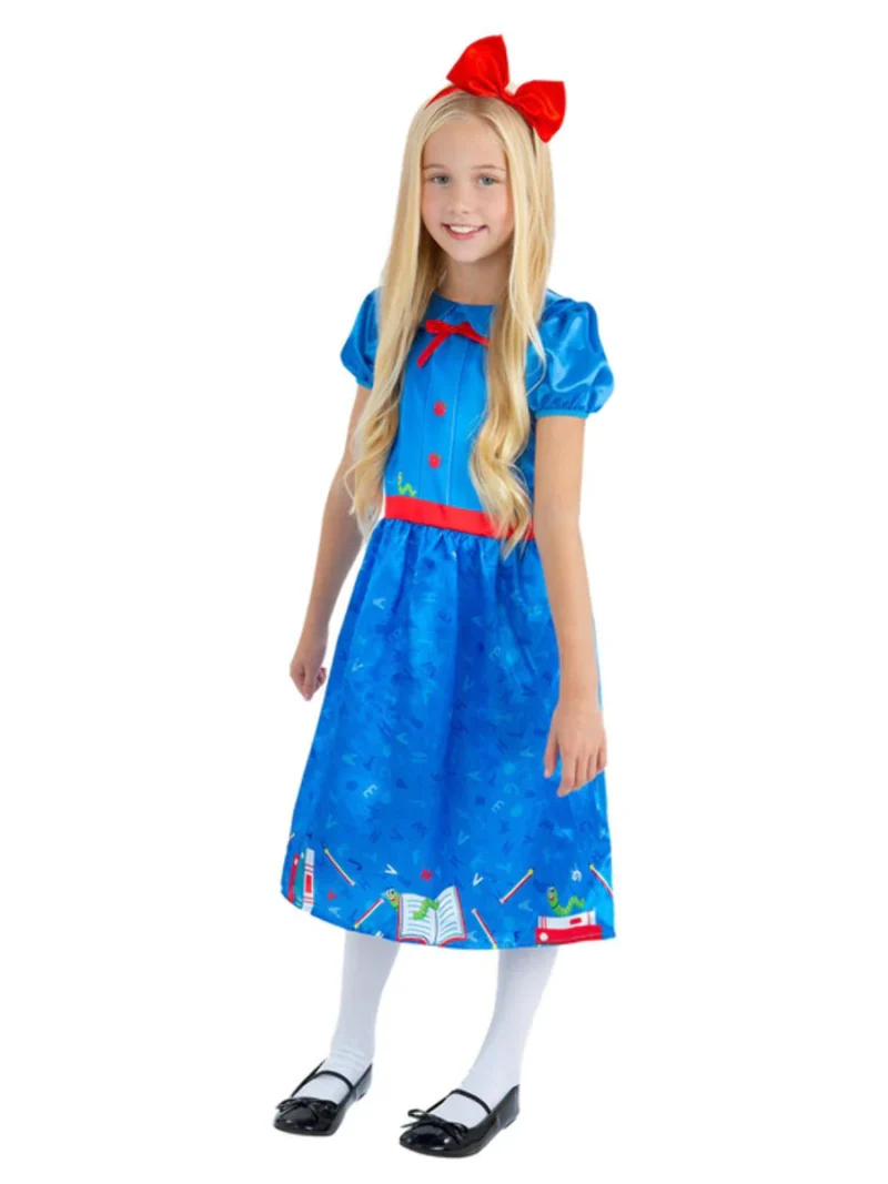 Book Worm (Matilda) Girl Children's Fancy Dress Costume - Image 2