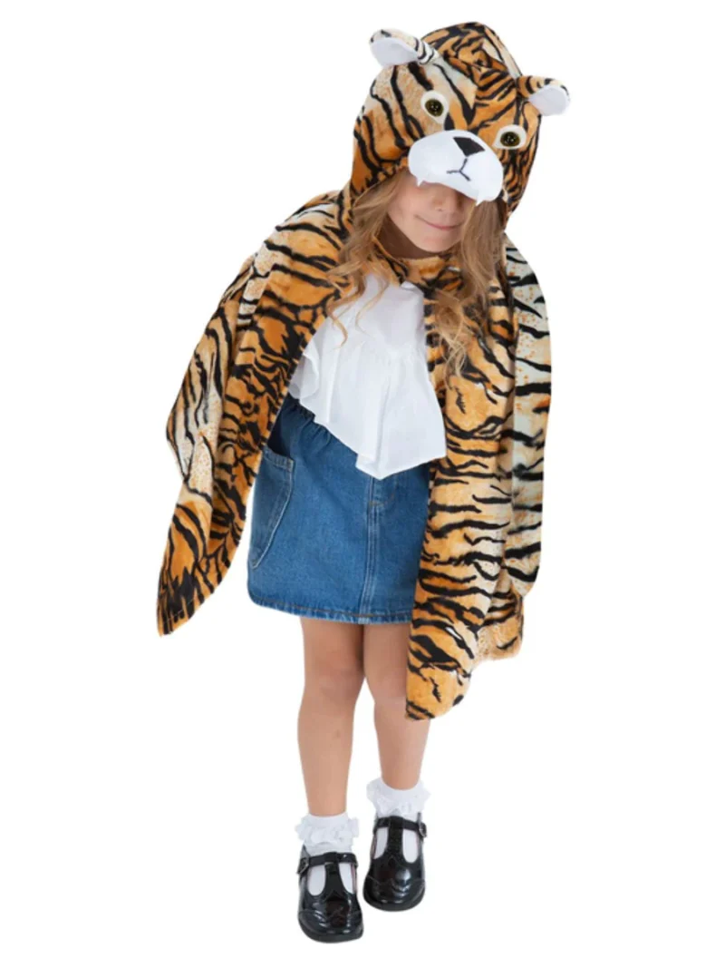 Deluxe Tiger Children's Cape - Image 2