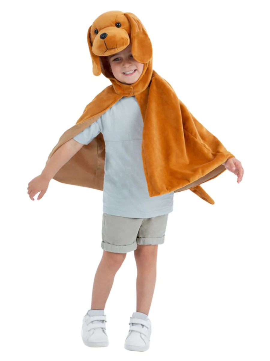 Deluxe Puppy Dog Children's Cape Fancy Dress Costume