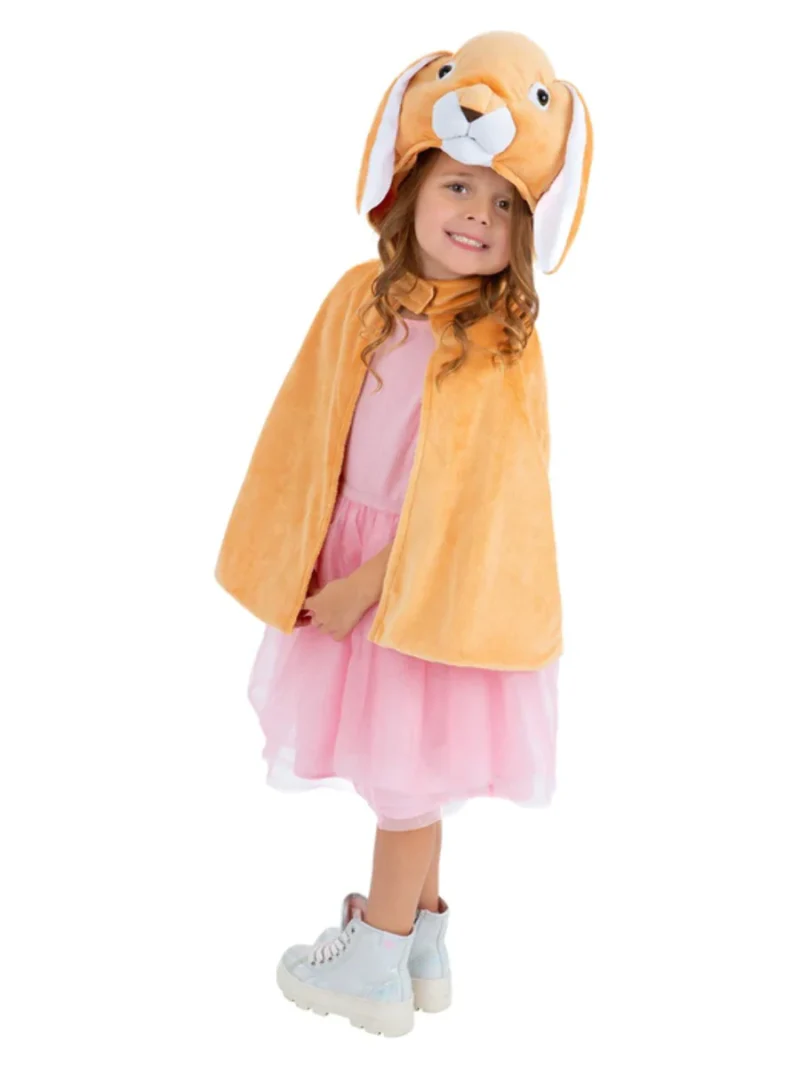 Deluxe Bunny Plush Children's Cape - Image 2