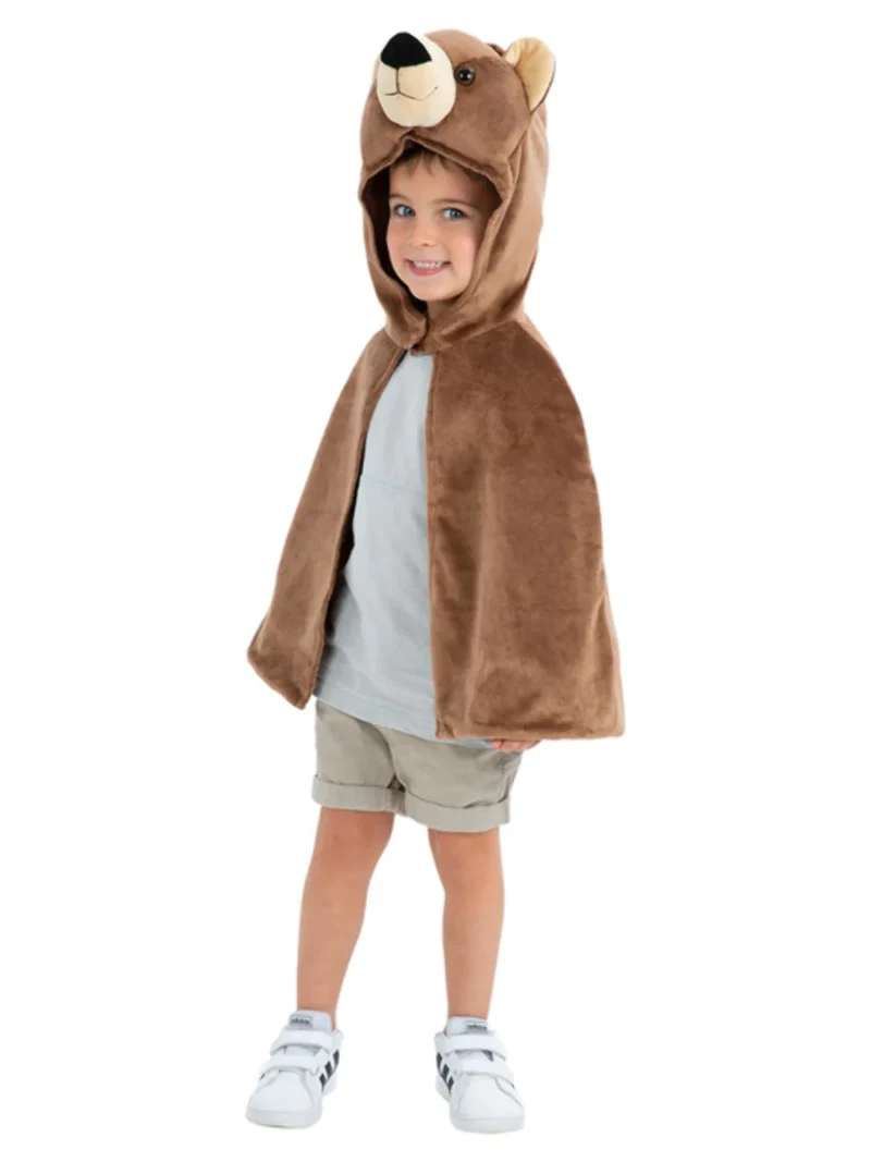 Deluxe Bear Plush Children's Cape - Image 2