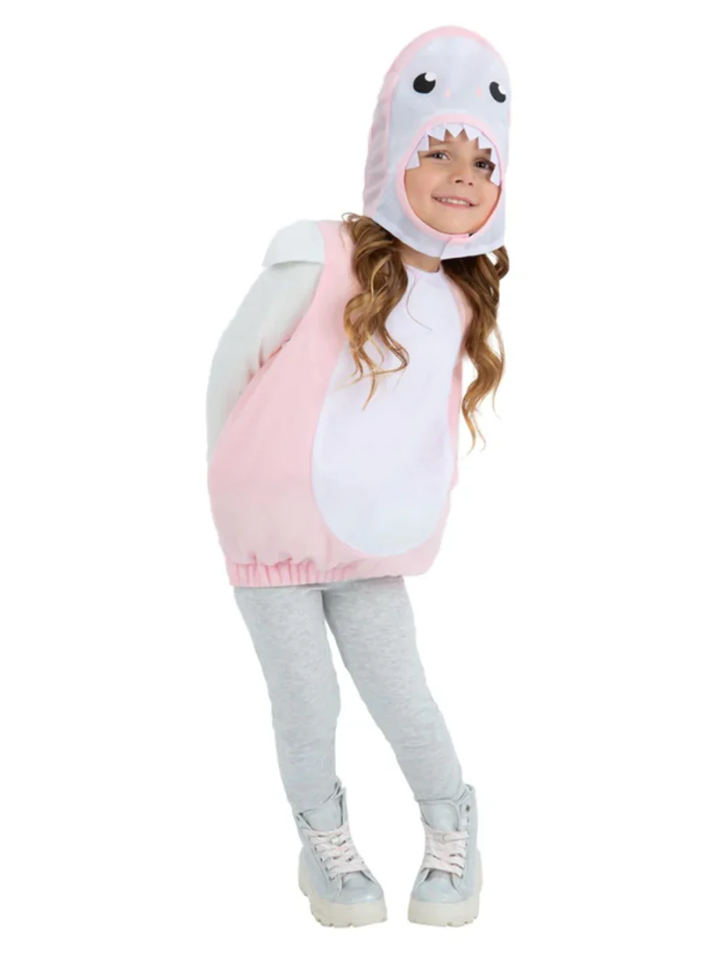 Pink Shark Unisex Toddler Fancy Dress Costume