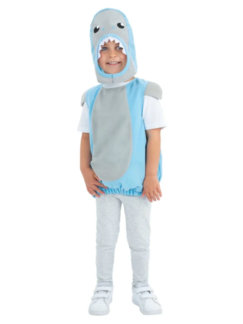Blue Shark Unisex Toddler Fancy Dress Costume