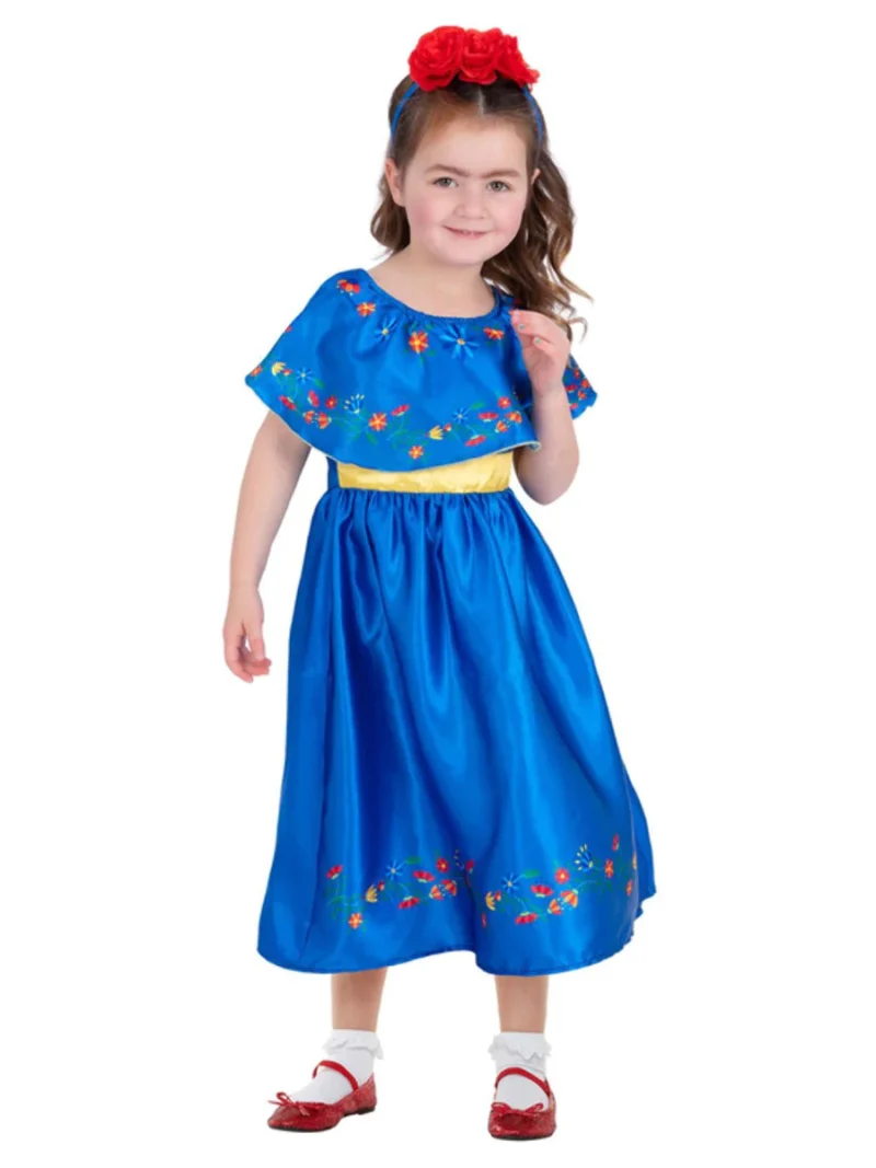Artist Frida Children's Fancy Dress Costume - Image 2