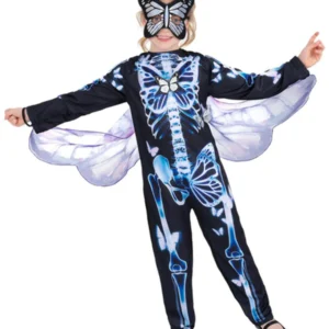 Butterfly Skeleton Children's Halloween Fancy Dress Costume - Image 2