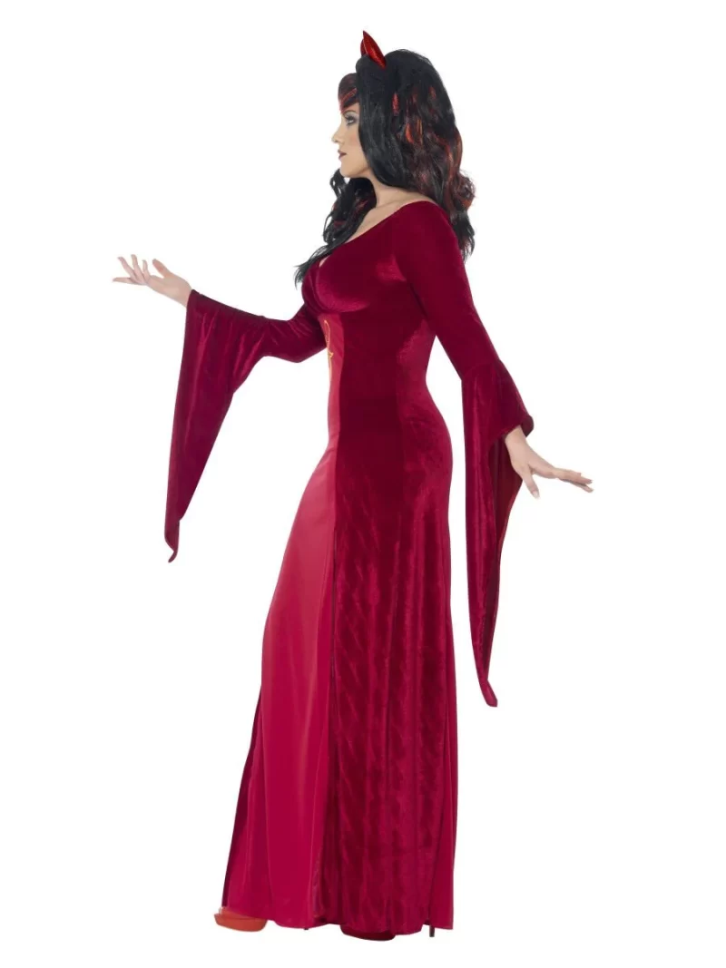 Curves Plus Devil Ladies Halloween Fancy Dresss Costumes - Image 2
