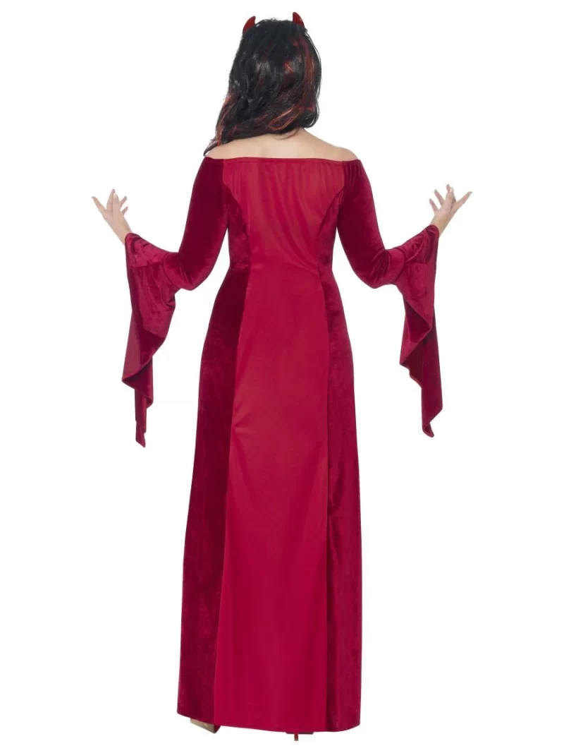 Curves Plus Devil Ladies Halloween Fancy Dresss Costumes - Image 3