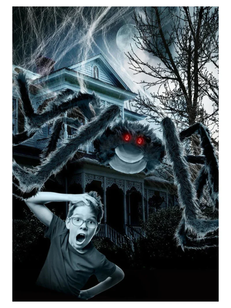 Outdoor Giant Spider & Web - Image 2
