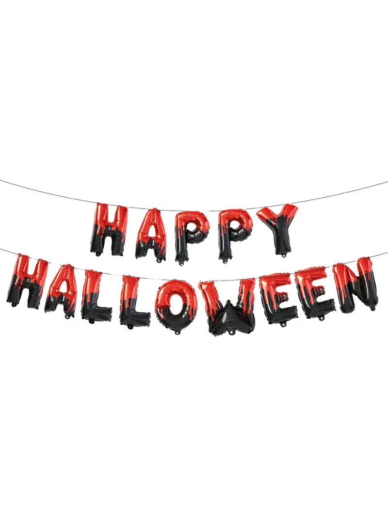 Happy Halloween Foil Balloon Garland