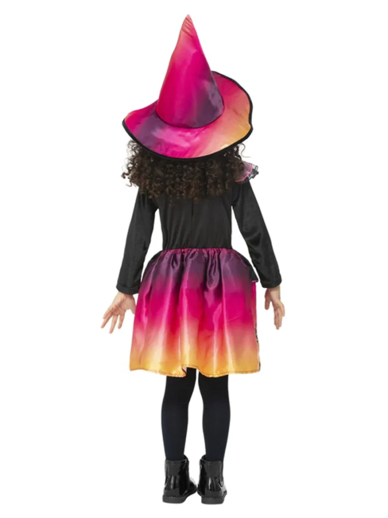 Sunset Witch Toddler Halloween Fancy Dress Costume - Image 3