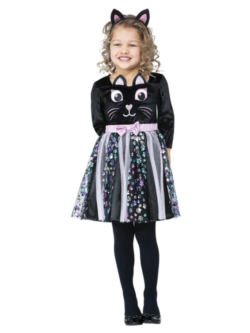 Cat Girl Children's Halloween Fancy Dress Costume