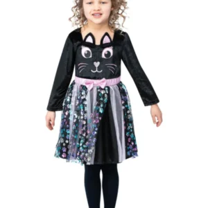 Cat Girl Children's Halloween Fancy Dress Costume - Image 2