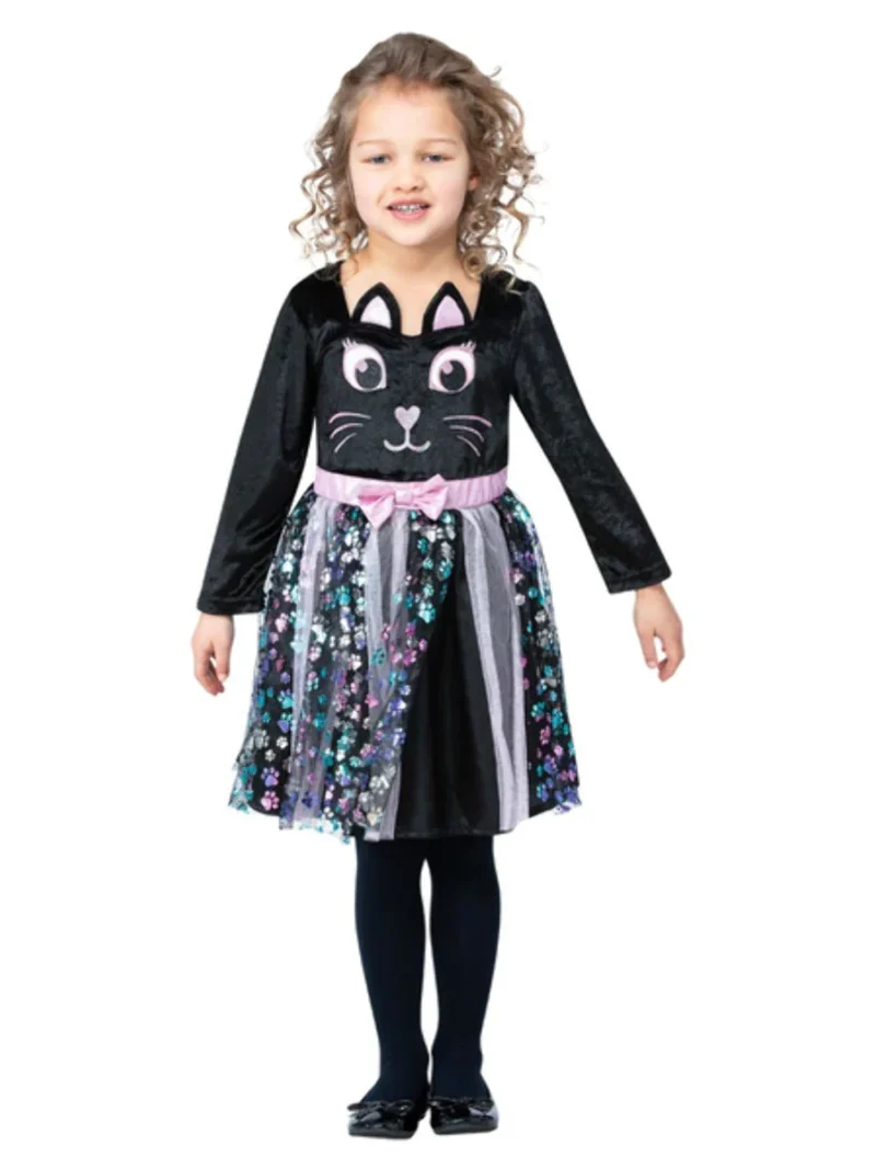 Cat Girl Children's Halloween Fancy Dress Costume - Image 2