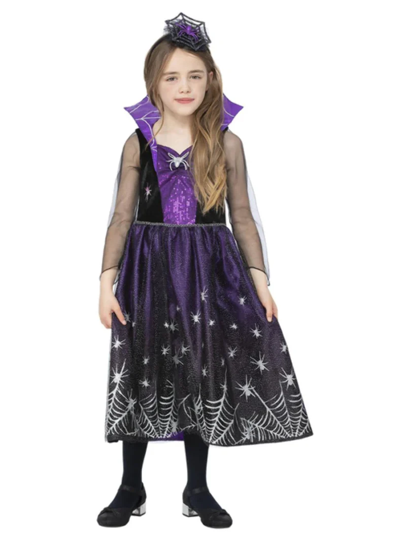 Spiderella Children's Halloween Fancy Dress Costume - Image 2