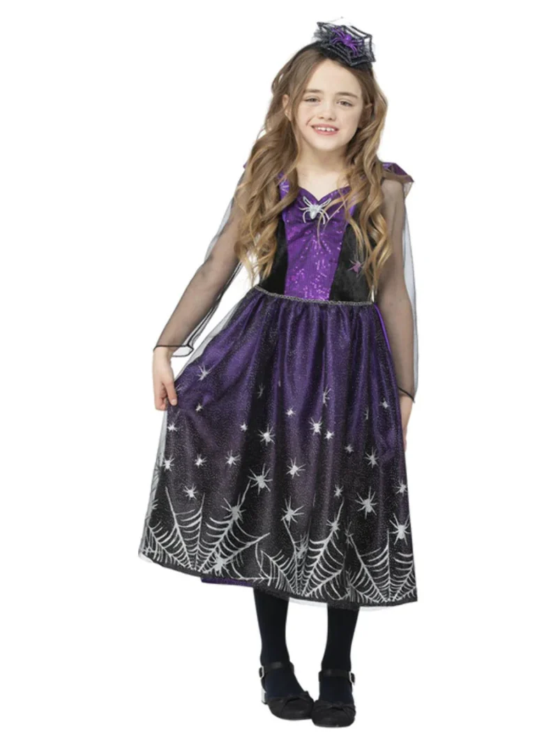 Spiderella Children's Halloween Fancy Dress Costume