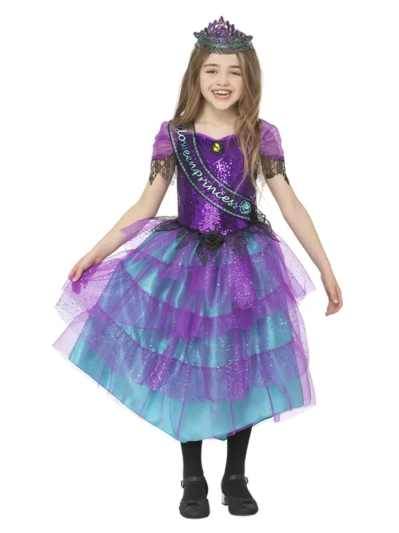 Deluxe Miss Halloween Prom Children's Halloween Fancy Dress Costume