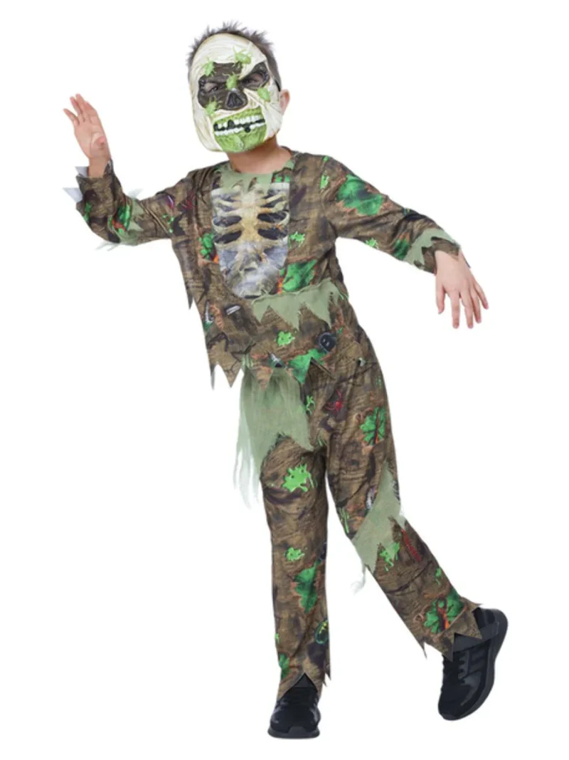 Deluxe Bug Zombie Children's Halloween Fancy Dress Costume - Image 2