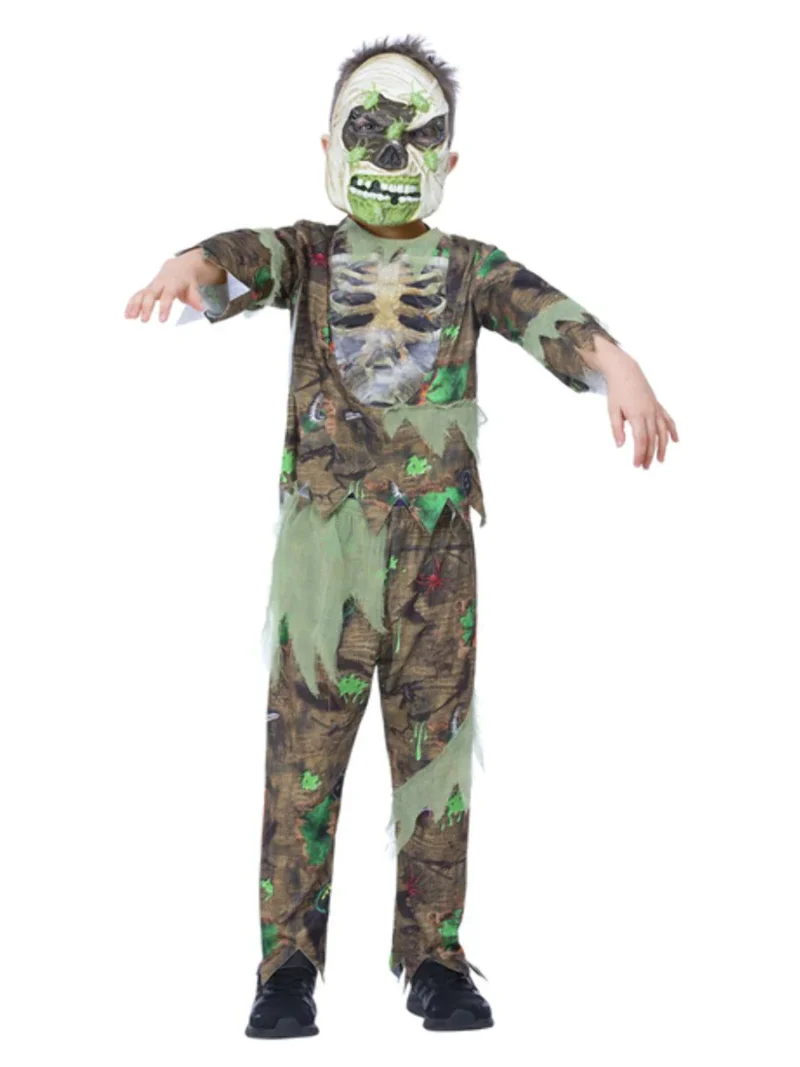 Deluxe Bug Zombie Children's Halloween Fancy Dress Costume
